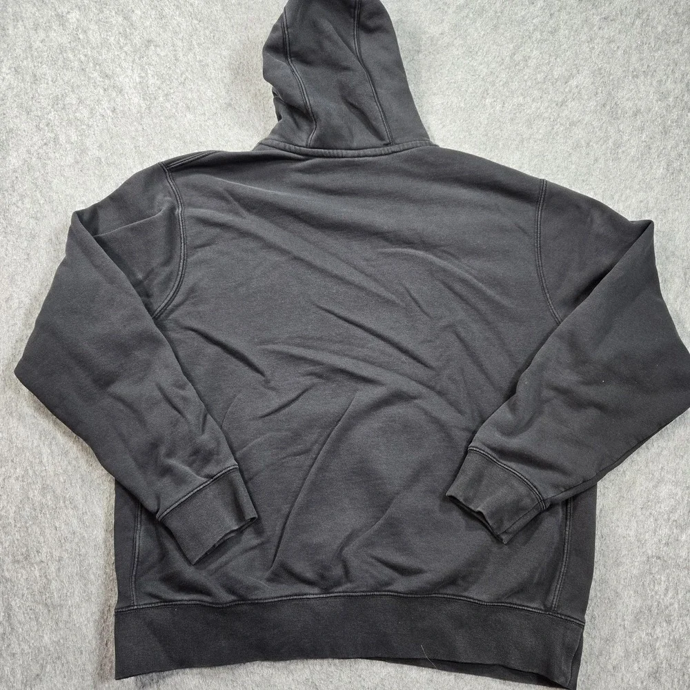 Nike Hoodie Sweatshirt Mens Large Black Club Fleece‎ Pullover Logo BV2654-010